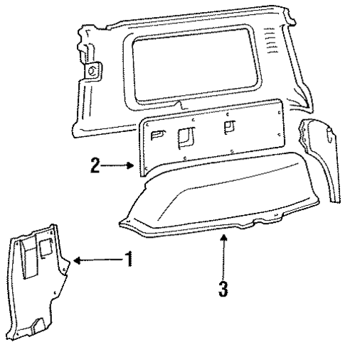 Raider INTERIOR TRIM - QUARTER PANELS