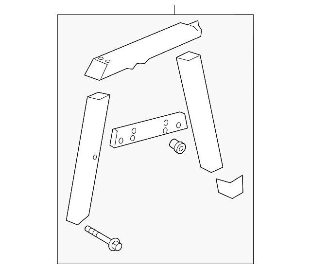 427-813-707-TA Деталь STRUT MOUNT, LEFT