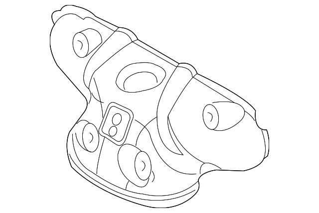 28525-3C113 HEAT SHIELD, LEFT