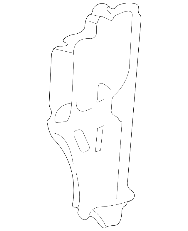 12543570 Деталь COWL SIDE PANEL, RIGHT