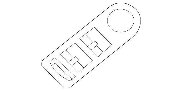 9068561 SWITCH BEZEL, RIGHT