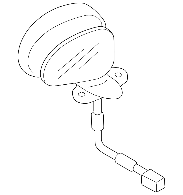 NC11-69-180F-56 Деталь MIRROR ASSY, LEFT