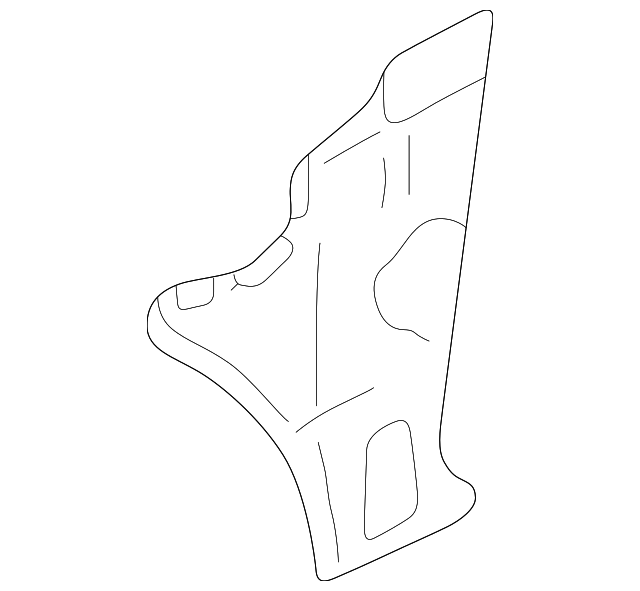 51530FC051 Деталь INNER HINGE PLR, LEFT