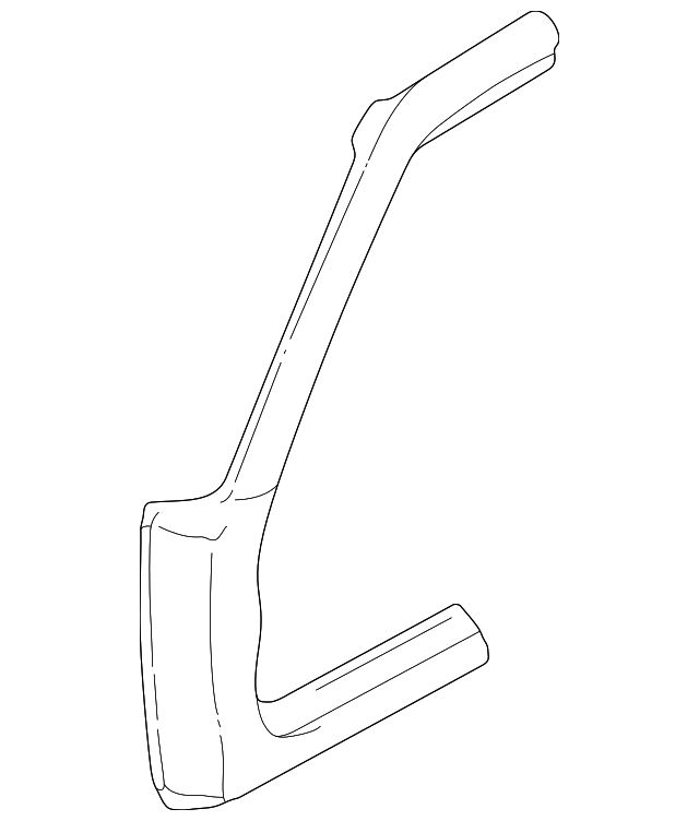 51402FC090 Деталь OUTER HINGE PLR, LEFT