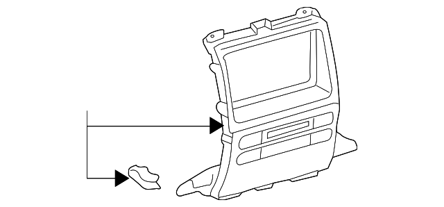 55412-60260 Деталь CENTER PANEL