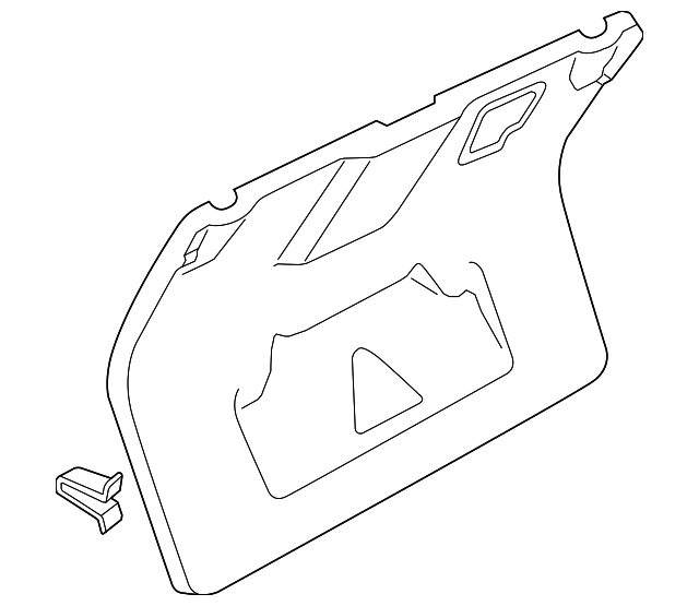 8H0-867-975-C-2Z3 Деталь TRUNK LID TRIM
