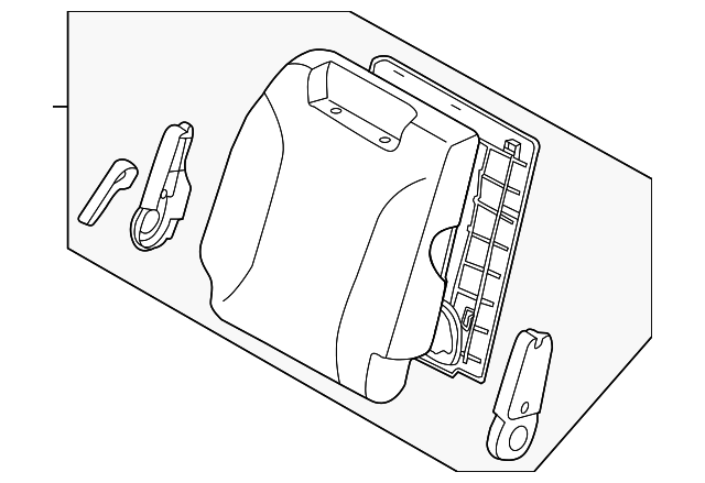 89400-4D610AGX Деталь SEAT BACK ASSY
