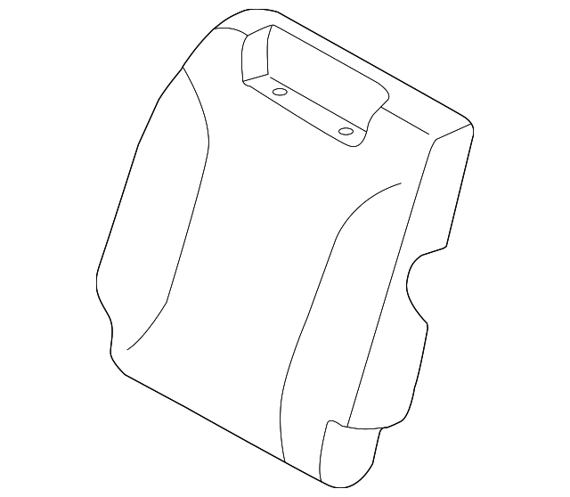 89460-4D610AGX Деталь SEAT BACK COVER