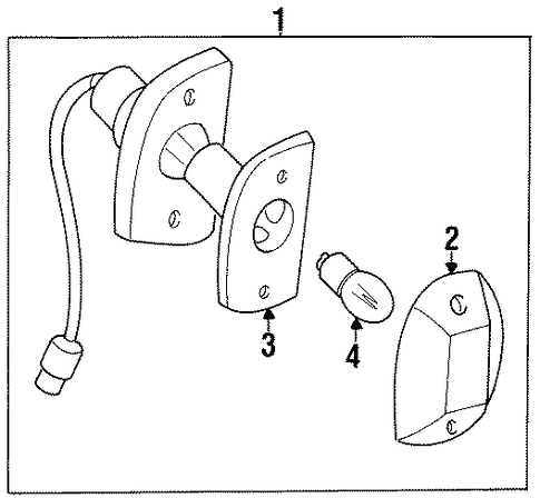 Pickup LICENSE LAMPS 2