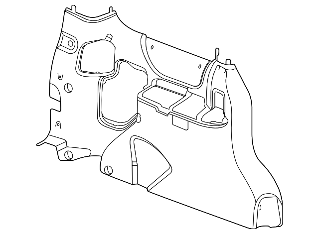 15841674 Деталь SIDE TRIM PANEL, LEFT