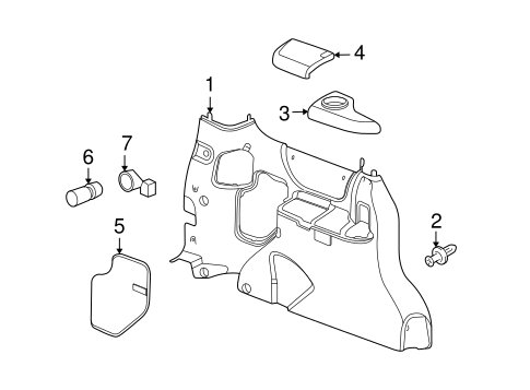 Uplander INTERIOR TRIM - SIDE PANEL 3