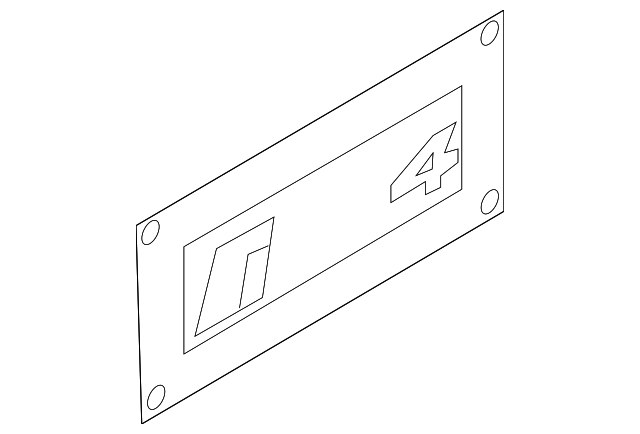 8E0-853-601 Деталь NAMEPLATE, RIGHT