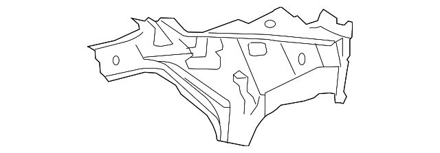 3D7-809-403 Деталь INNER SIDE PANEL, LEFT