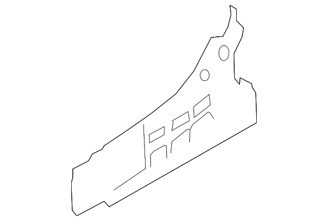 3D0-813-109-E Деталь FILLER, LEFT
