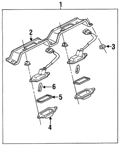 Sportage LICENSE LAMPS
