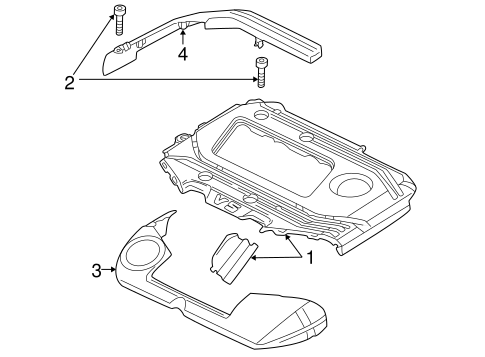 Jetta ENGINE APPEARANCE COVER