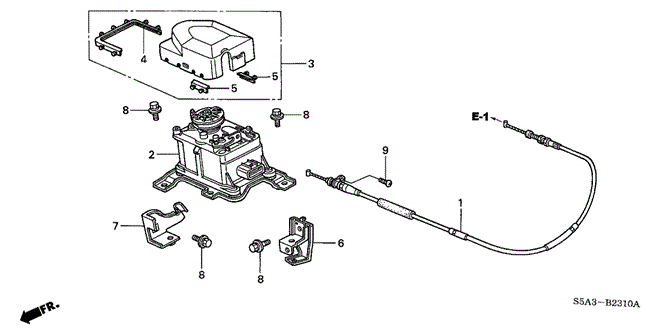 CHASSIS/AUTO CRUISE for 2003 Honda CIVIC SEDAN #1