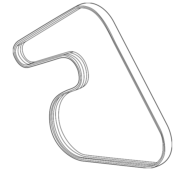 55578811 Деталь SERPENTINE BELT