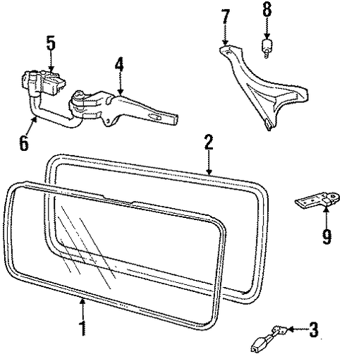 B150 GLASS - SIDE DOOR