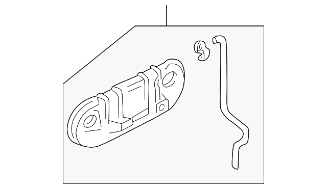 62460FA001SJ Деталь HANDLE, OUTSIDE, RIGHT