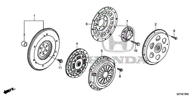 ENGINE/CLUTCH - FLYWHEEL for 2011 Honda CR-Z #1