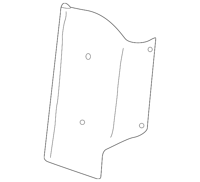 15034805 BAFFLE, LEFT