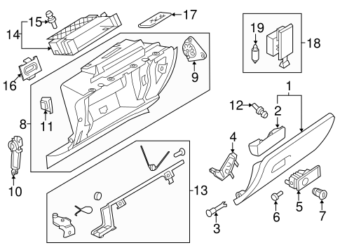 Touareg GLOVE BOX