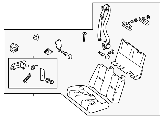 00095001089J86 Деталь SEAT ASSY