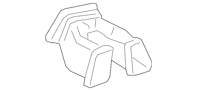 58861-78010 Деталь HEATER DUCT