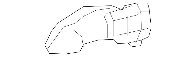 87211-78010 Деталь SIDE DUCT, LEFT