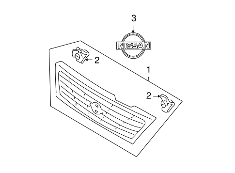 Sentra GRILLE & COMPONENTS