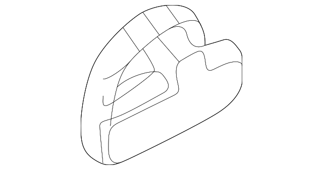 87418-7B001 Деталь RECLINE LEVER, RIGHT