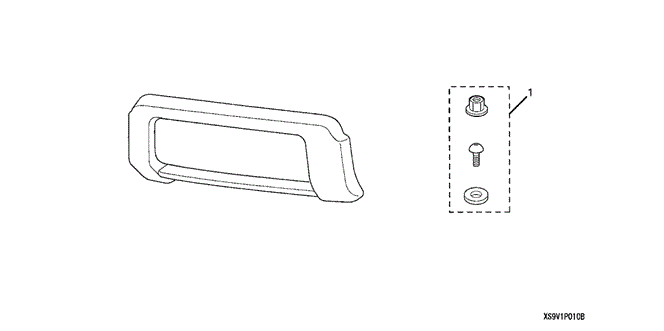 ACCESSORIES/LOWER TRIM GARNISH (3) for 2007 Honda PILOT #1
