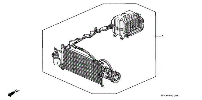 BODY / AIR CONDITIONING/KIT for 1996 Honda ACCORD SEDAN #1