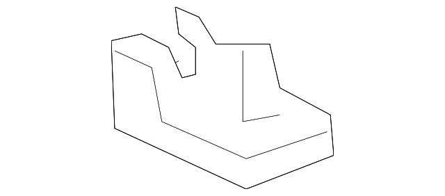 25625606 CARRIER REAR BRACKET, LEFT