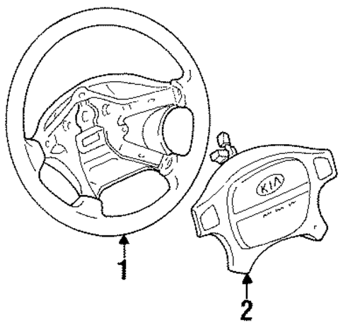 Sephia STEERING WHEEL & TRIM 2
