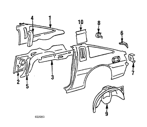 Starion INNER STRUCTURE & RAILS