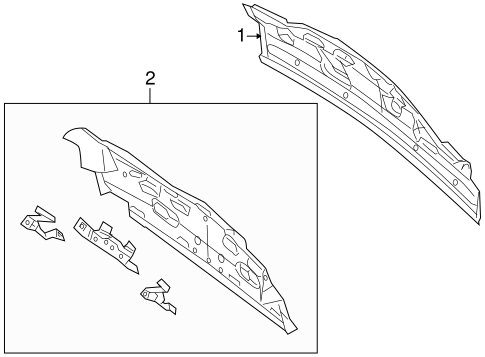 Crossfire REAR BODY PANEL