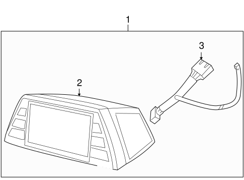 PT Cruiser NAVIGATION SYSTEM COMPONENTS