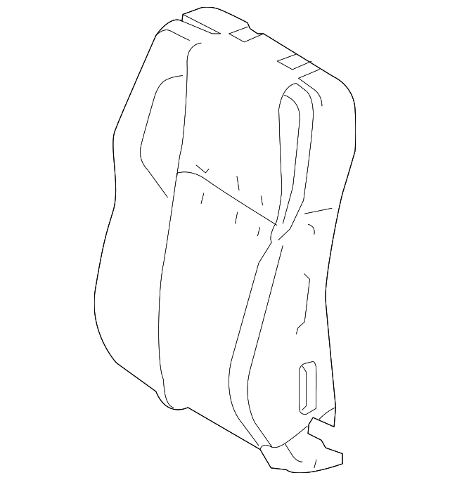 71552-02890 SEAT BACK PAD