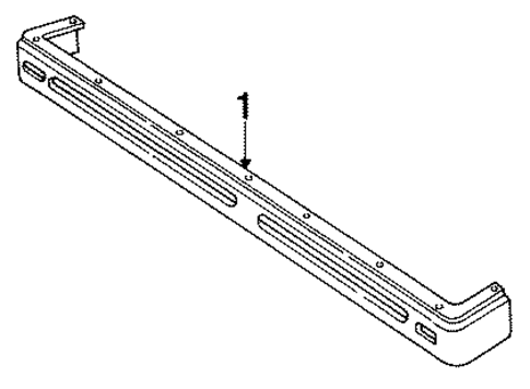 Dakota EXTERIOR TRIM - FRONT BUMPER