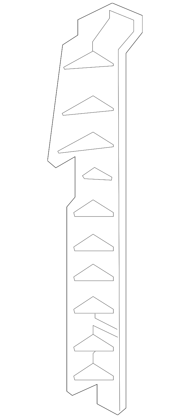 29135-3W000 Деталь AIR GUIDE, LEFT