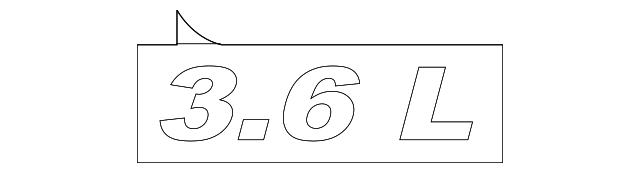7B0-853-675-D Деталь NAMEPLATE