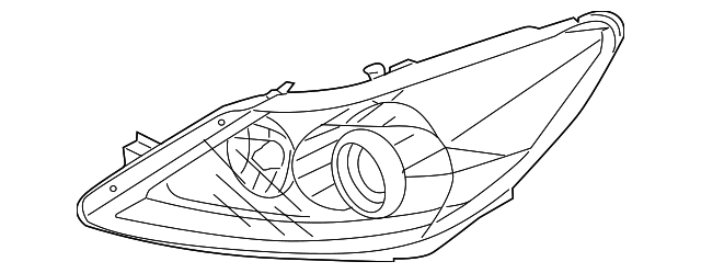 92103-3M080 Деталь LENS & HOUSING, LEFT