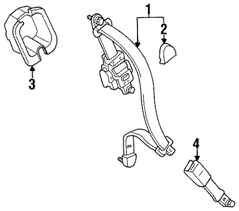 Oasis REAR SEAT BELTS 2