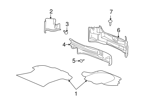Sebring INTERIOR TRIM - REAR BODY 2