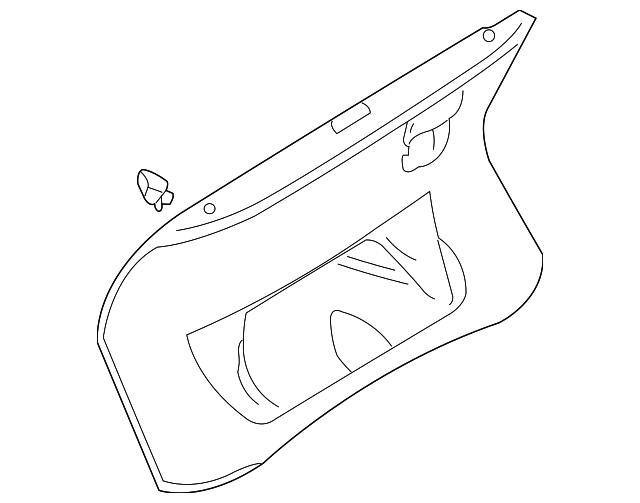 8E5-867-975-B-2Z3 Деталь TRUNK LID TRIM