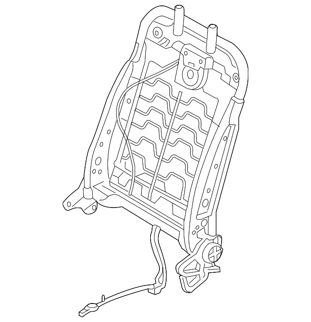 88410-A7010 SEAT BACK FRAME