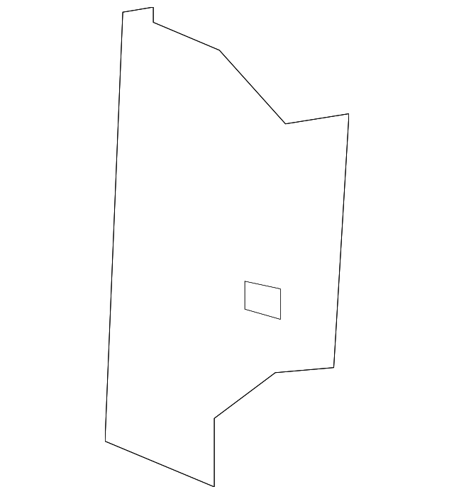 15870606 BAFFLE, LEFT