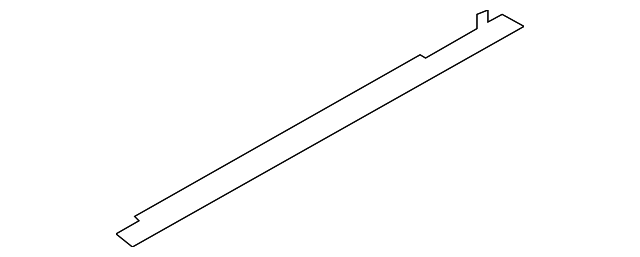 80877-ZK00A Деталь LOWER W'STRIP, LEFT